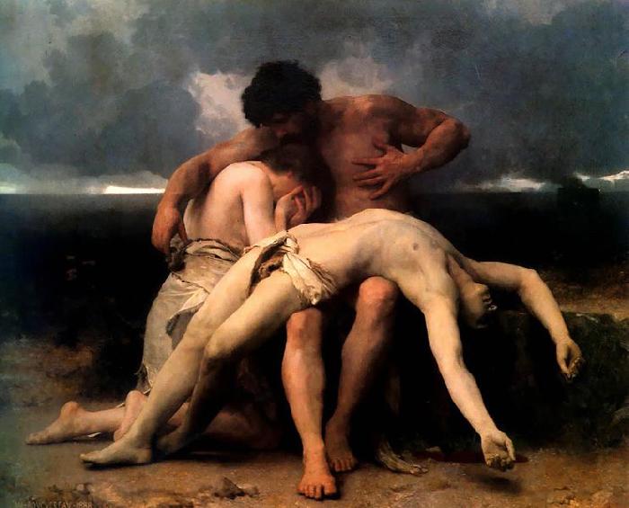 Adolphe Bouguereau The First Mourning oil painting picture